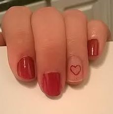 Negative Nail Art How To Valentine's Day